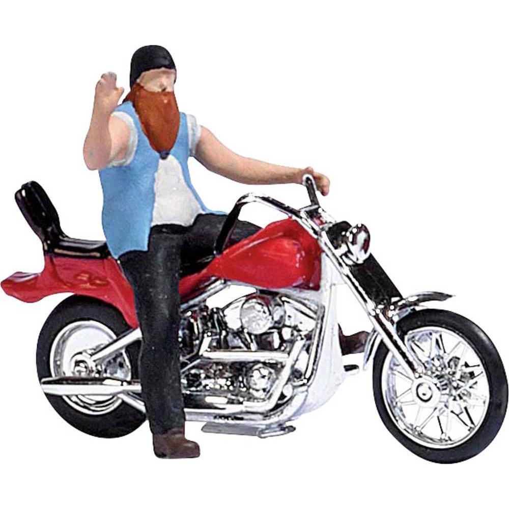 Busch H0 US Motorrad mit Biker