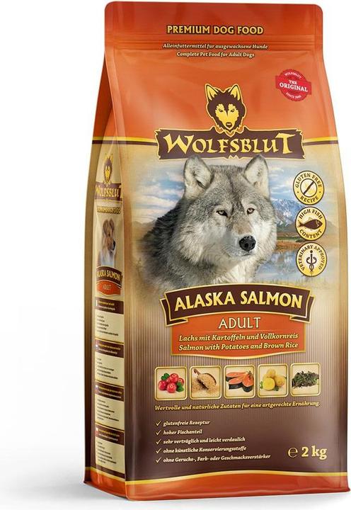 Produktbild Wolfsblut Alaska Salmon Lachs & Kartoffel (Adult, 1 Stk., 2000 g)