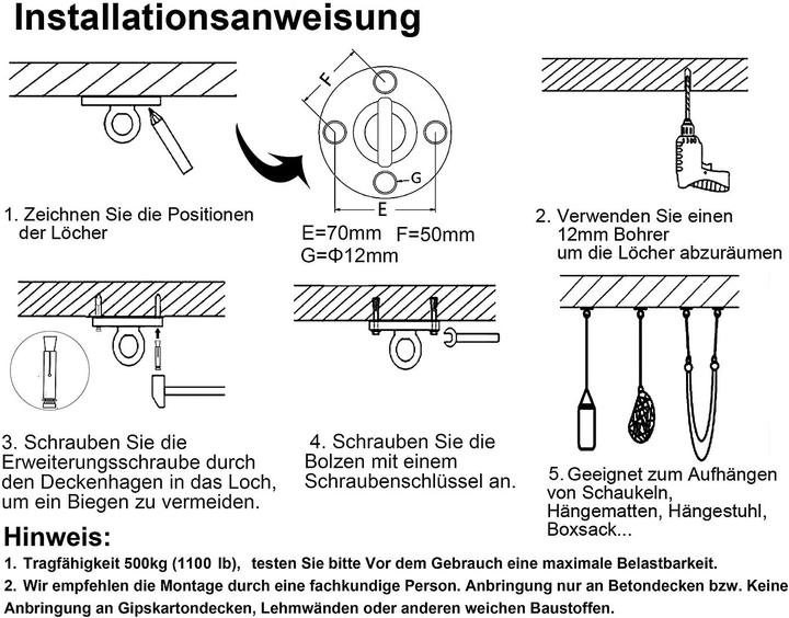 Actual product image Tsss Ceiling hook