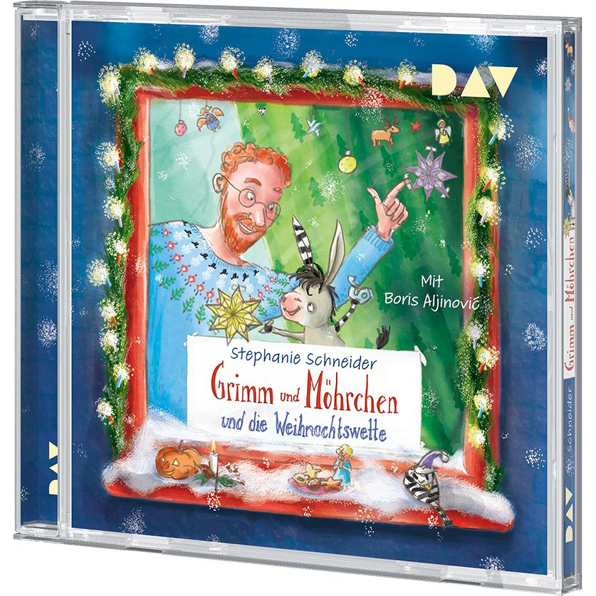 Thumbnail - Grimm und Möhrchen und die Weihnachtswette, Hörbücher von Stephanie Schneider
