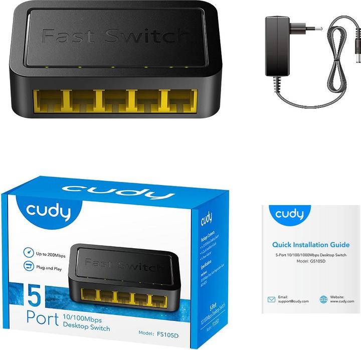 Produktbild Cudy FS105D (5 Ports)