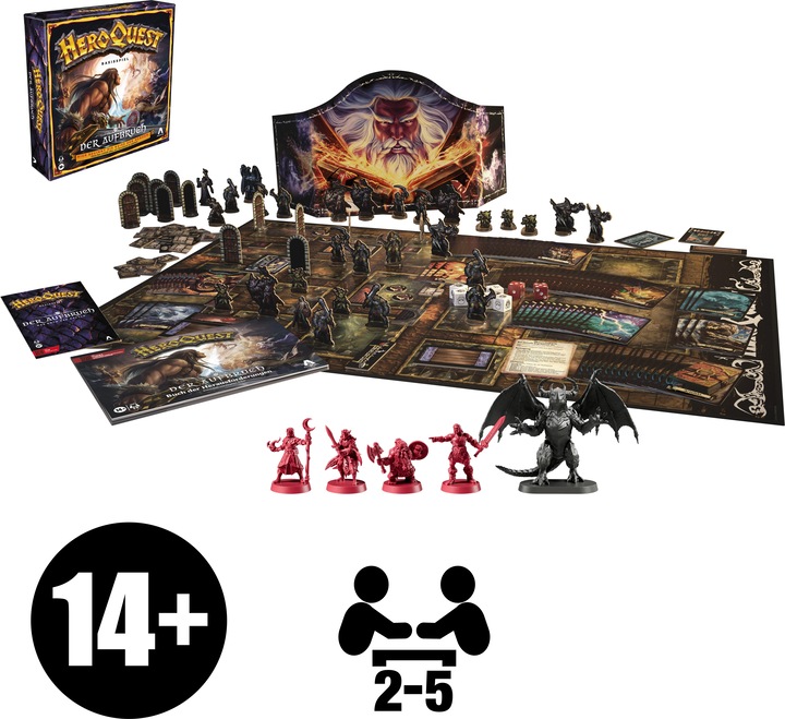 Productafbeelding Hasbro HeroQuest bordspel Het Vertrek *Duitse versie* (Duits)