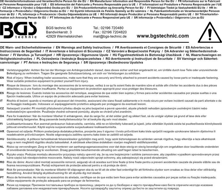 Produktbild BGS Anhänger-Diebstahlschutz