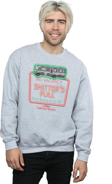 Produktbild National Lampoon´s Vacation National Lampoon's Christmas Vacation Greyscale No Vacancy Sweatshirt (S)