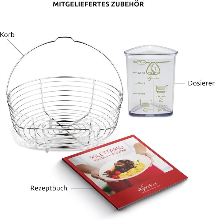 Productafbeelding Lagostina Schnellkochtopf Novia (Snelkookpan, Roestvrij staal)