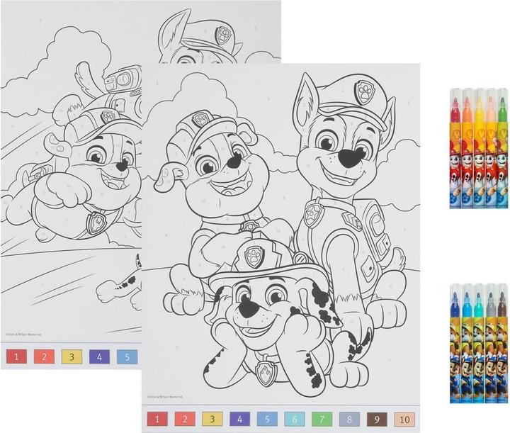 Produktbild Undercover Malen nach Zahlen Set PAW Patrol