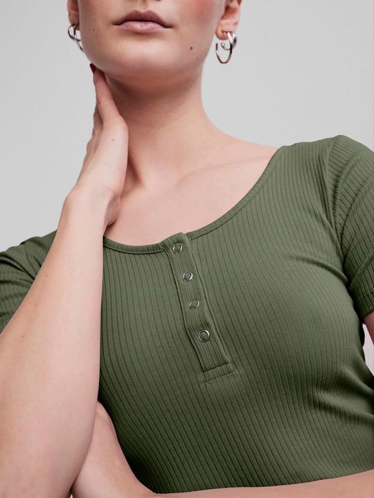 Immagine prodotto Pieces Top a coste con maniche corte (M)