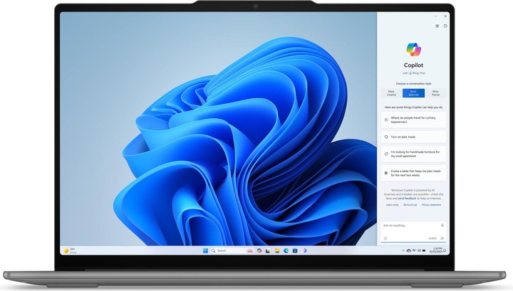 Image du produit Lenovo Yoga Slim 7i Aura Edition (15.30", Intel Core Ultra 7 258V, 32 Go, 1000 Go, CH)
