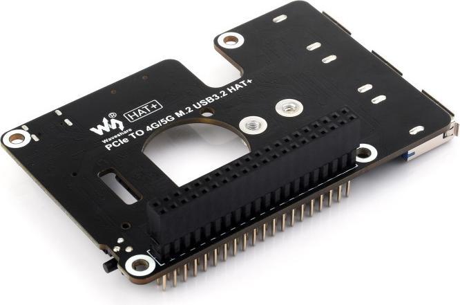 Image du produit WaveShare PCIe to M2 4G/5G and USB 3.2 Expansion Card for Raspberry Pi 5