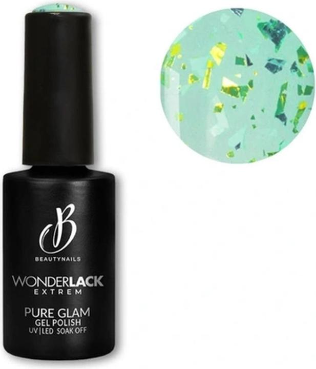 Actual product image Beautynails Pure Glam Blink Mint Nail Polish - 8ml