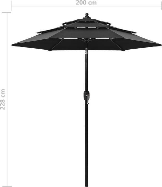 Immagine prodotto vidaXL Sonnenschirm (2 m)