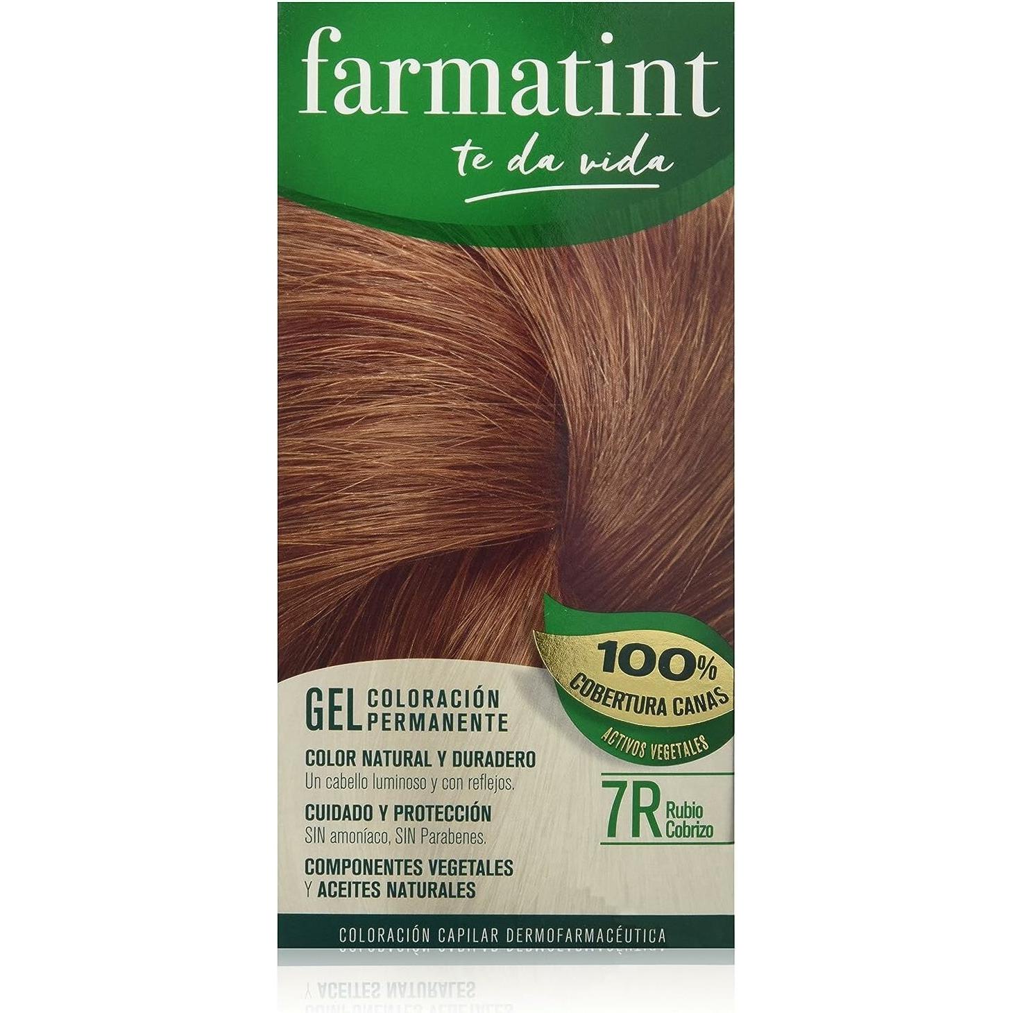 Farmatint, Haarfarbe, 7r Gel 135ml (7r-rubio cobrizo)
