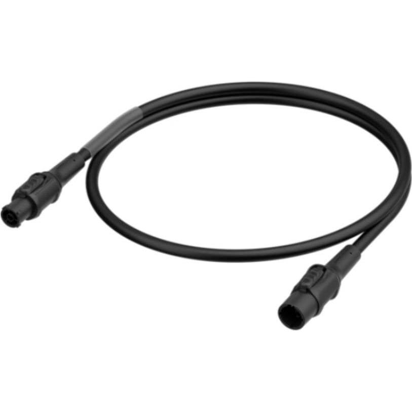 Thumbnail - Neutrik 1028920 Strom Anschlusskabel Schwarz 2 m (2 m), Stromkabel