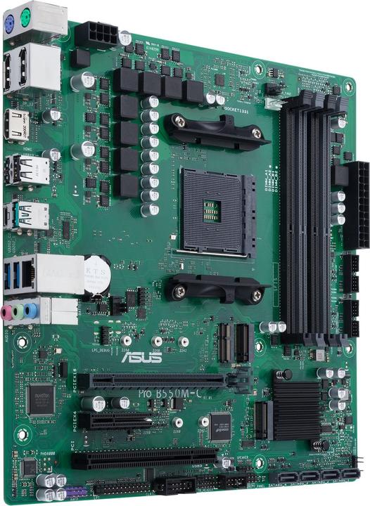 Produktbild ASUS PRO B550M-C/CSM (AM4, AMD B550, mATX)