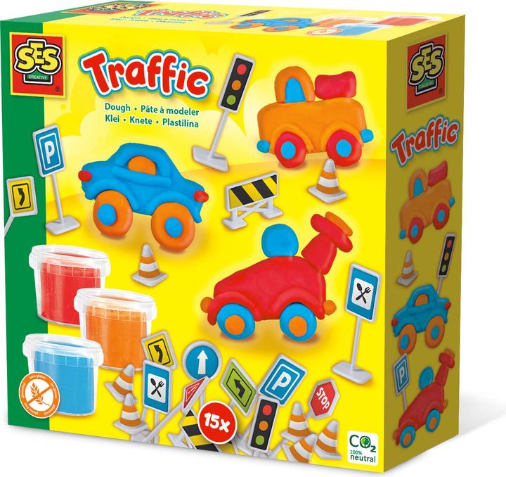 Produktbild Ses Creative Knet-Set Strassenverkehr