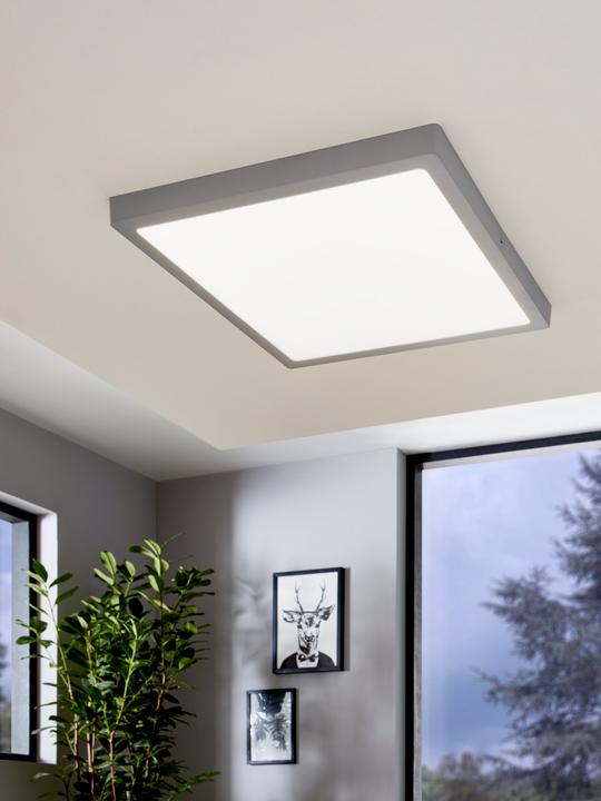 Produktbild EGLO FUEVA 1 Aufbauleuchte silber weiss (2500 lm)