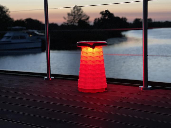 Actual product image Wedo Telescopic stool Sittglow