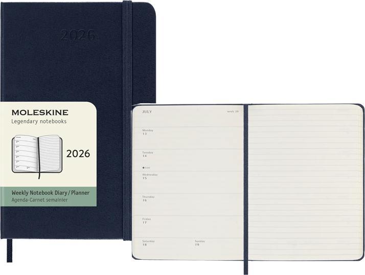 Actual product image Moleskine Weekly calendar (A6, Pocket, 1 week / 1 page)