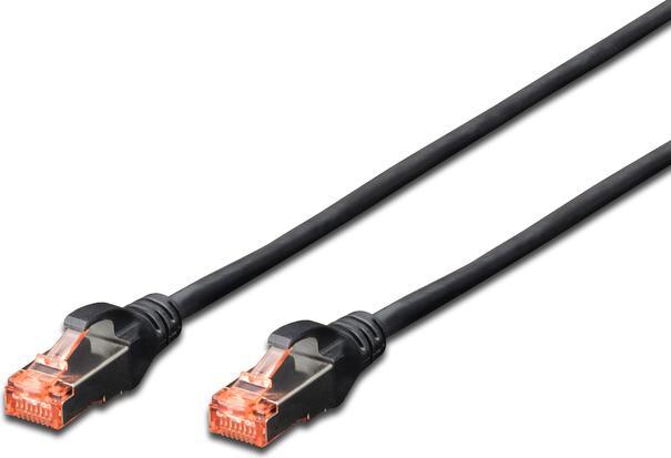 Immagine prodotto Digitus Cavo patch CAT 6 S-FTP Cu LSZH AWG 27/7 lungo 3 m 10 pezzi Colore nero (S/FTP, CAT6, 3 m)