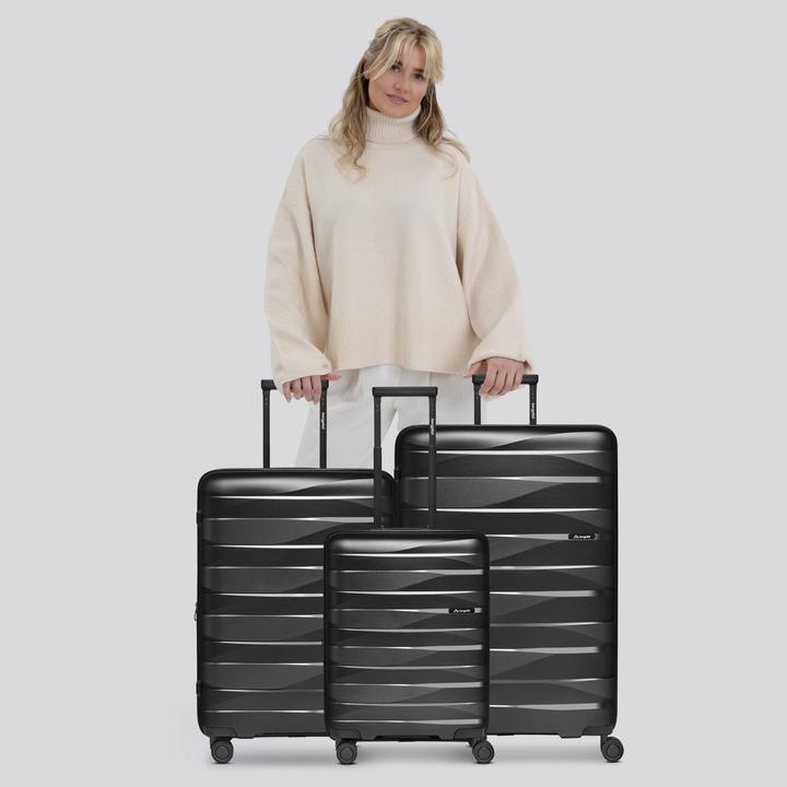 Image du produit Bergpfeil Travel Set de valises à 4 roulettes 3 pièces avec soufflet extensible (228 l)