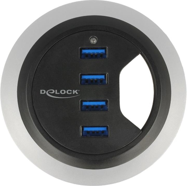 Produktbild Delock Tisch-Hub 4 Port USB 3.0 (USB-A, 4 Ports)
