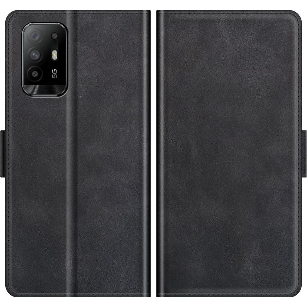 Screenguard Oppo A94 5G CardLounge Lederhülle (Oppo A94 5G), Smartphone Hülle, Schwarz