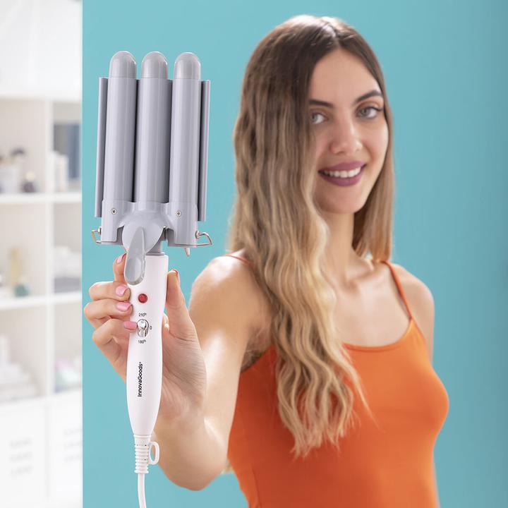Immagine prodotto InnovaGoods Ferro arricciacapelli triplo in ceramica Triler
