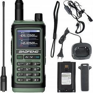 Baofeng Krótkofalówka UV-17E Zielona (10 km), Walkie-Talkie, Schwarz