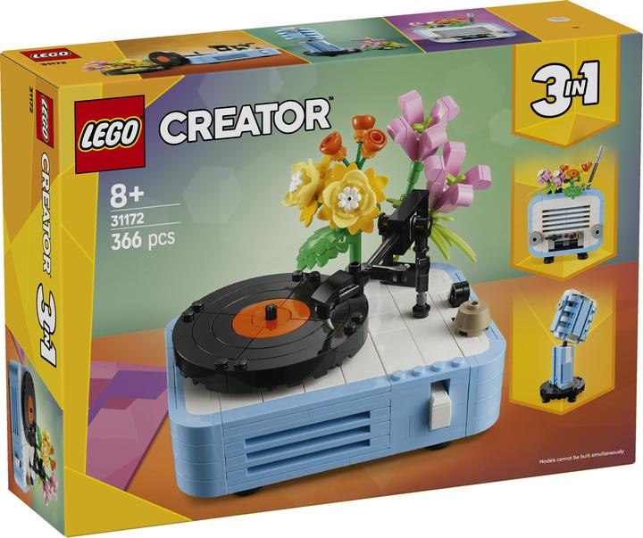 Produktbild LEGO Plattenspieler mit Blumen (31172, LEGO Creator Expert)