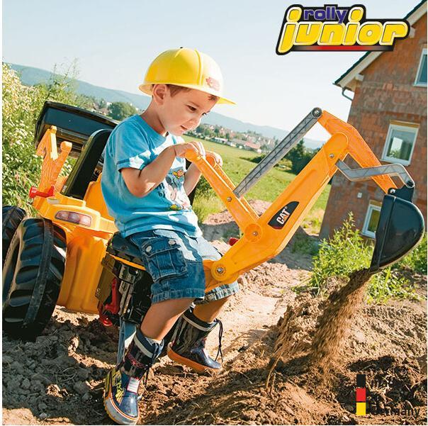 Actual product image Rolly Toys Backhoe with front loader and rear excavator