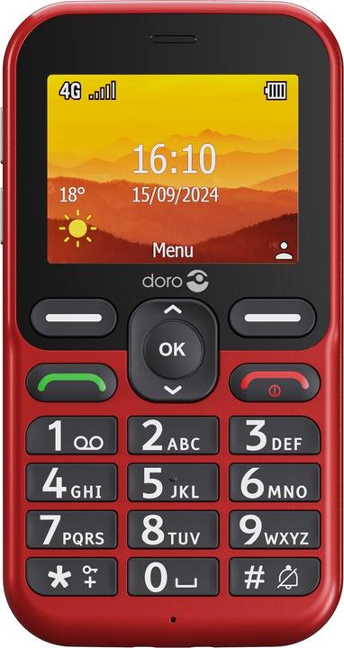 Doro Leva L11, R??d (2.40", 2 Mpx, 4G)