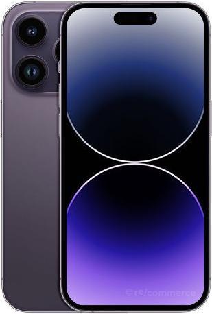 Actual product image Re!commerce iPhone 14 Pro (128 GB, Violet, 6.70", 48 Mpx, SIM + eSIM, B / Very good)