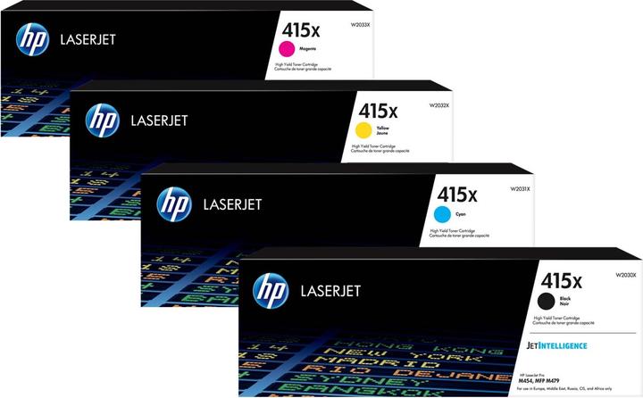 Produktbild HP Original W2030X / 415X SET Set mit allen vier Farben (BK, C, M, Y)