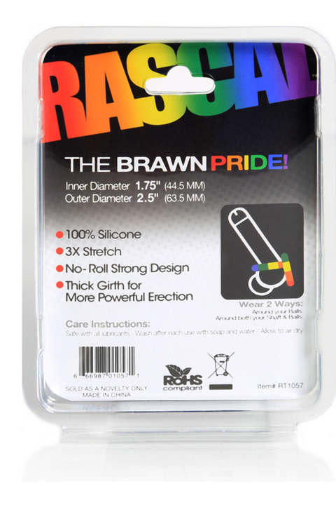 Actual product image Pipedream The Brawn Pride Cockring (6.40 cm)