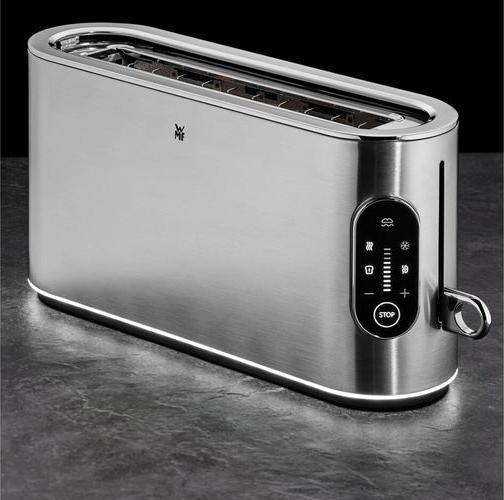 Produktbild WMF Lumero Langschlitz Toaster mit Brötchenaufsatz