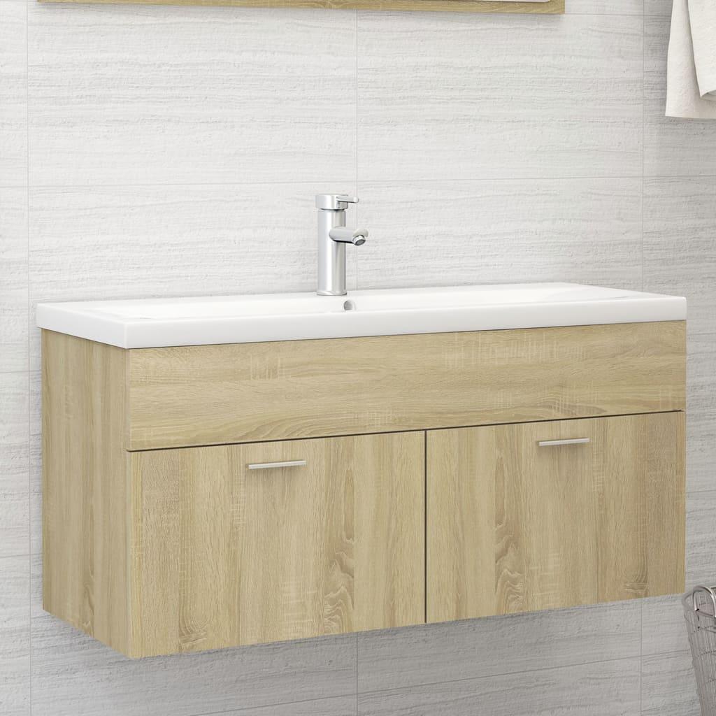 VidaXL, Waschbeckenunterschrank, Liam (100 x 38.5 x 46 cm)