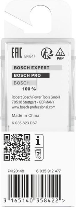 Produktbild Bosch Professional Zubehör Nutfräser, 8 mm, D1 8 mm, L 19,6 mm, G 51 mm. Für Handfräsen
