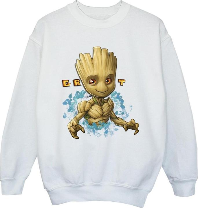 Immagine prodotto Guardians of the Galaxy Groot Flowers Felpa Ragazze (140, 146)
