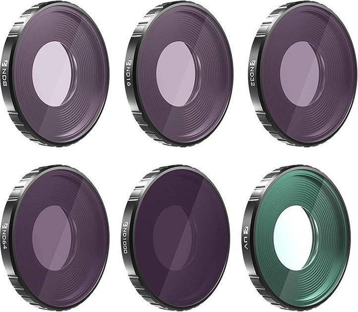 Freewell Filtres All Day pour DJI Action 3 (6 Pack) (DJI Action 3)