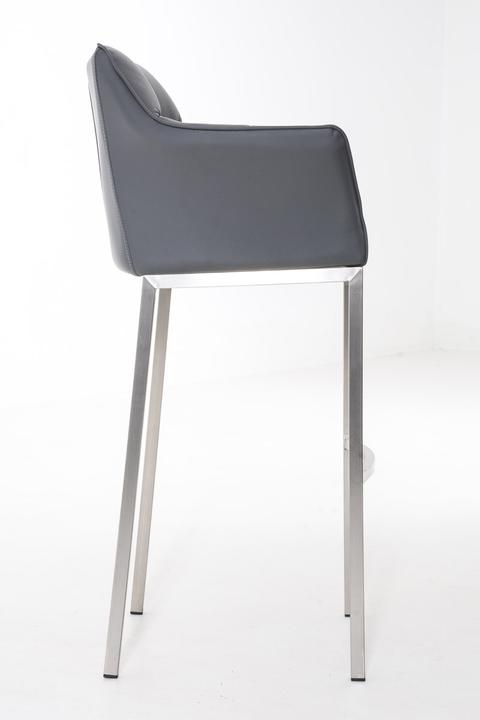 Actual product image CLP Barstool Damaso E with 4-legged frame, grey