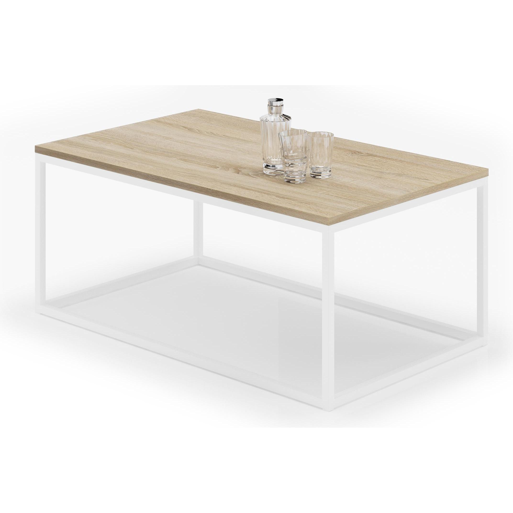 ADRK Furniture, Couchtisch + Beistelltisch, Narisa (100 x 60 cm)