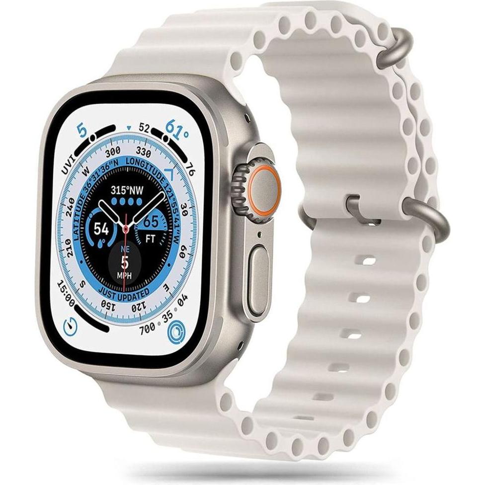 Tech-Protect IconBand Pro (45 mm, 44 mm, 42 mm, 49 mm, TPU), Cinturini per orologi, Marrone