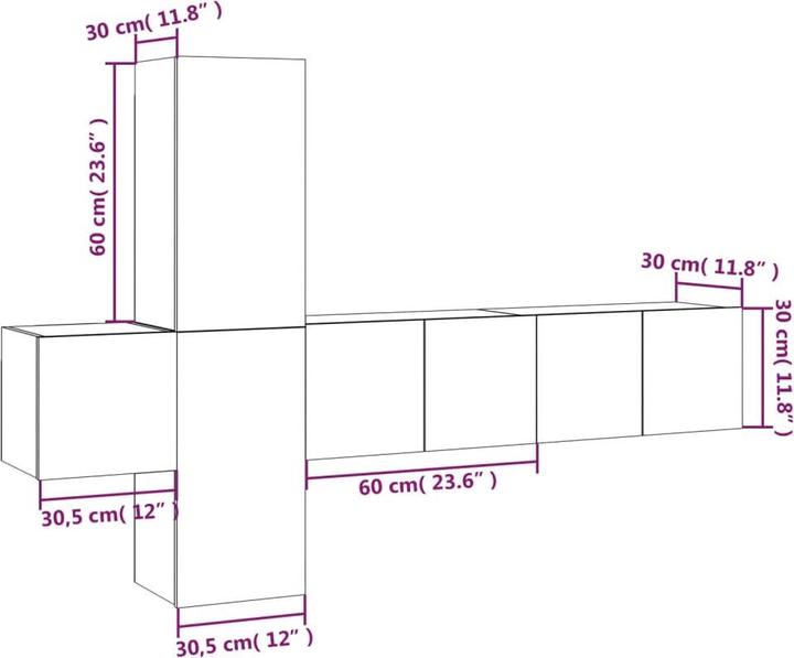 Produktbild VidaXL Lasse (60 x 30 x 30 cm)