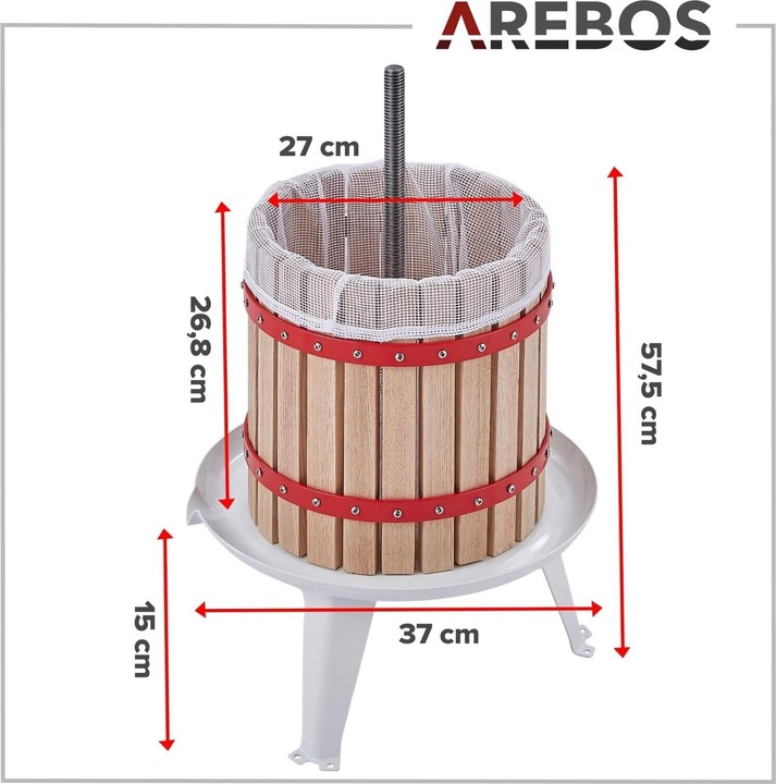 Produktbild Arebos Obstpresse (CH-Stecker)