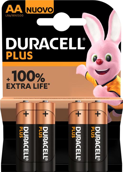 Duracell Plus (4 Stk., AA, 3250 mAh)