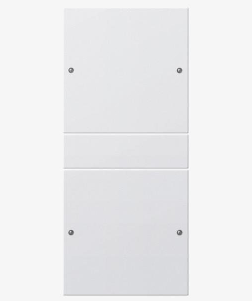 Produktbild Gira Wippenset 2f (1+1) System 55 Reinweiss 218227