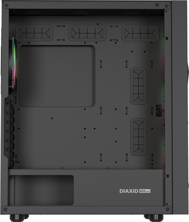Produktbild Genesis Obudowa Diaxid 605 ARGB czarna (NPC-2172) (ATX, mATX, Mini-ATX)