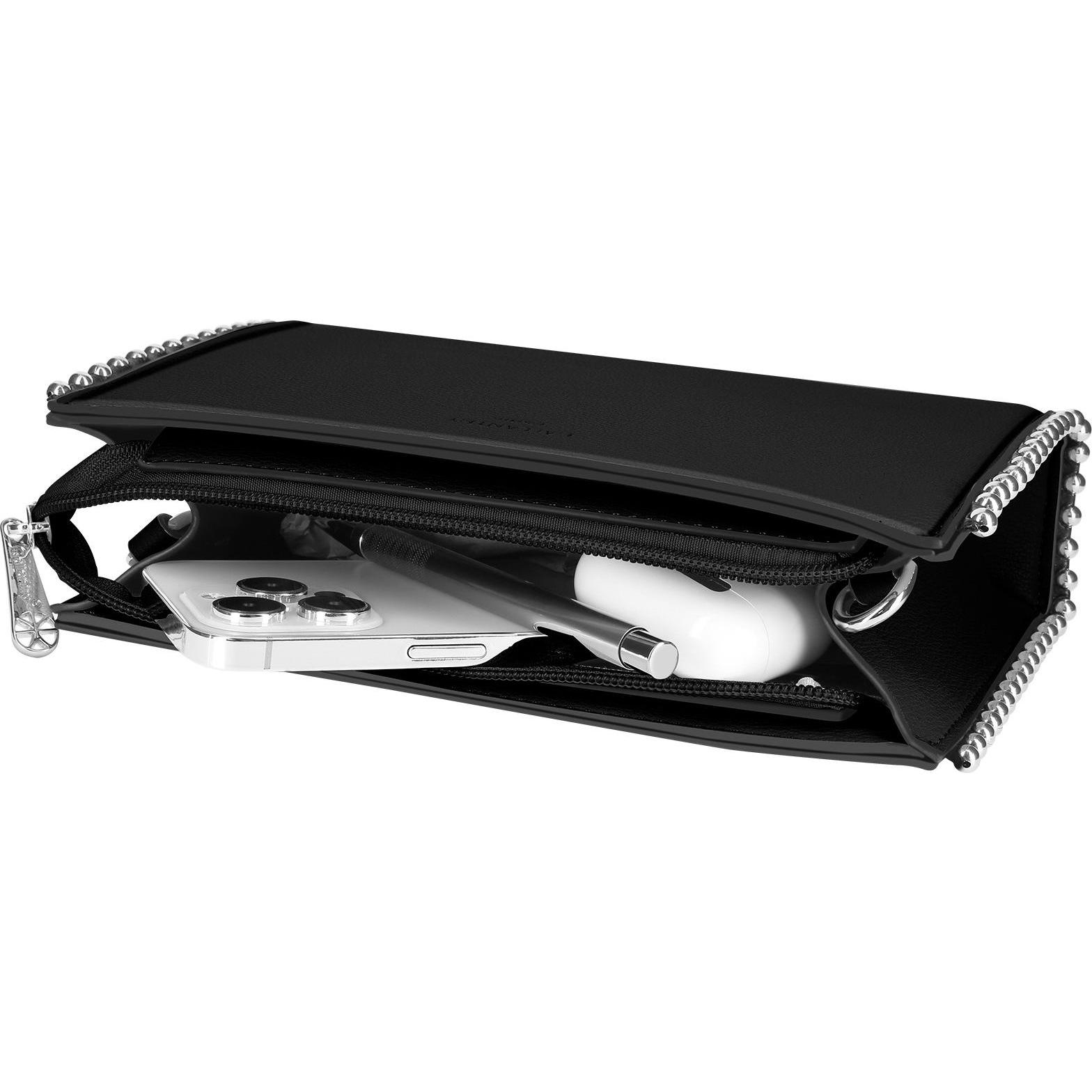 Thumbnail - Gallantry, Handtasche, Lovely Clouté Schultertasche, Schwarz