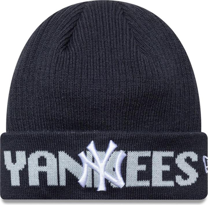 Produktbild New Era Strick Wintermütze Cuff Beanie - New York Yankees (One Size)