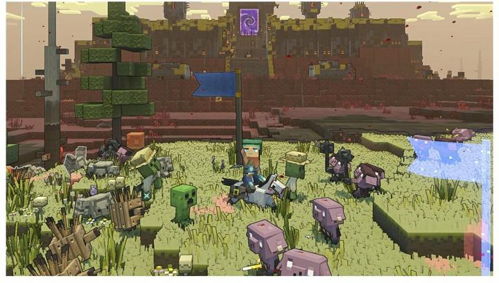 Productafbeelding Mojang Minecraft Legends DISC Deluxe Edition (Xbox serie X, DE)